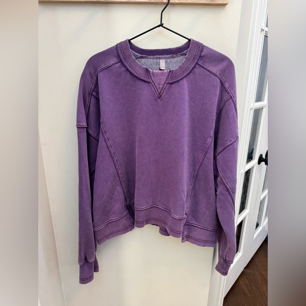 Free People Movement Intercept Cotton Blend Sweatshirt - Picture 3 of 10